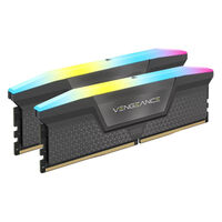 Corsair Kit 64GB (2 x 32GB) DDR5 6000MHz Vengeance RGB RS EXPO Cinza CL40