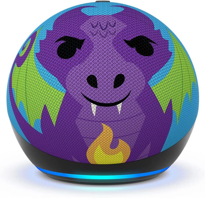 Coluna Inteligente Amazon Echo Dot Kids (5.&ordf; Gera&ccedil;&atilde;o) Alexa Roxo (Antigo) image number 0