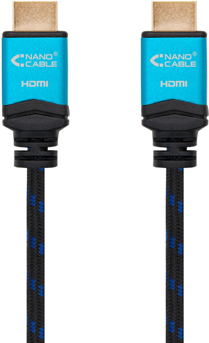 Cabo HDMI V2.0 4K@60Hz 18Gbps Nanocable A M/M 5 M Premium Preto image number 1