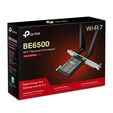 Placa de Rede PCIe TP-Link Archer TBE400E Tri-Band Wi-Fi 7 BE6500 + Bluetooth 5.4 image number null