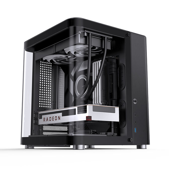 Caixa Micro-ATX Jonsbo TK-1 2.0 Vidro Temperado Preto image number 19