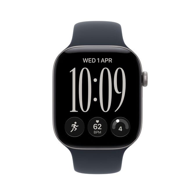 Smartwatch Apple Watch Series 12 GPS + Cellular 46mm Space Grey Aluminium Case with Navy Blue Sport Band - M/L image number 1