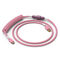 Cabo Coiled Glorious USB-C para USB-A 137m - Prism Pink