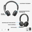 Headset Logitech Zone Wireless 2 UC Bluetooth ANC Grafite image number null