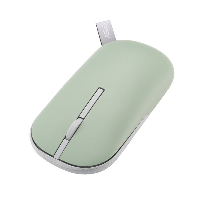 Rato Asus Marshmallow MD100 Bege / Verde Wireless image number 8