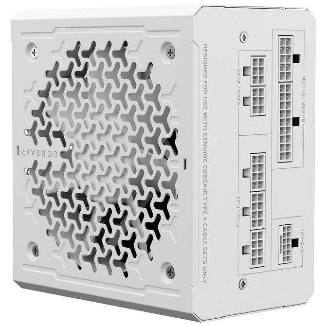 Fonte Modular Corsair RMe Series RM750e 750W 80 Plus Cybenetics Gold ATX3.1 - PCIe 5.1 Branca image number 3