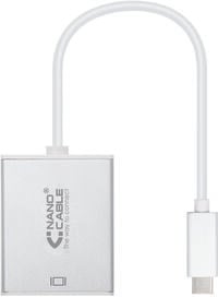 Adaptador Nanocable USB-C M > VGA F 10 CM Aluminio