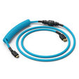 Cabo Coiled Glorious USB-C para USB-A 137m - Electric Blue image number null