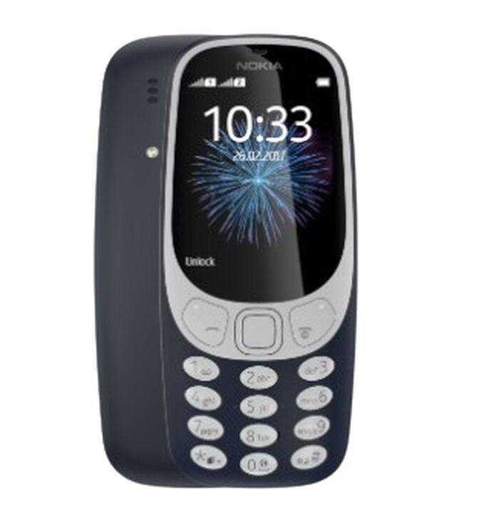 Telem&oacute;vel Nokia 3310 (2017) 2G 2.4" Dual SIM Azul image number 0