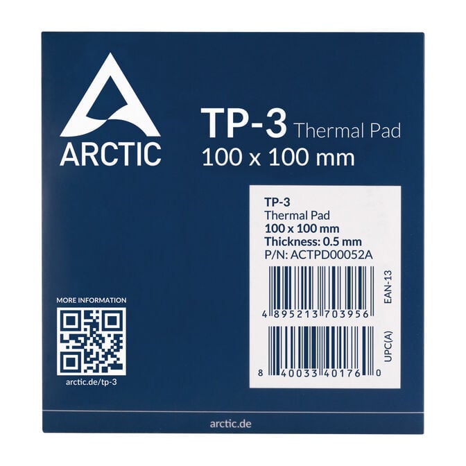 Thermal Pad Arctic TP-3 100 x 100 x 0.5 mm image number 3