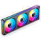 Ventoinha Jonsbo ZB-360 RGB Single-Frame Reversed Pretas - Tripla Ventoinha 120mm ( 360mm )