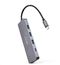 Hub USB-C Nanocable 3x USB 3.0 Type A + 1x USB-C 10 CM Cinzento