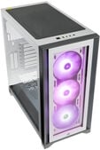 Caixa E-ATX Corsair iCUE 4000X RGB Branco Vidro Temperado image number null