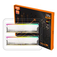 V-Color Kit 32GB (2 x 16GB) DDR5 6000MHz Manta Xsky RGB EXPO Branco CL30 (APENAS COMPAT&Iacute;VEL COM RYZEN)