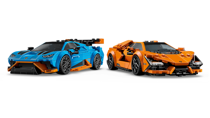 LEGO Speed Champions: Lamborghini Revuelto e Hurac&aacute;n STO, 607 Pe&ccedil;as (77238) image number 2