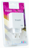Carregador GaN Tooq 2xUSB-C/PD 65W + USB-A/QC 65W image number null