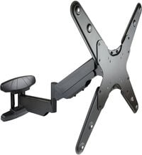 Suporte de Parede Tooq Tilt e Girat&oacute;rio 3 Pivots 23" a 55" Max. 30kg Preto