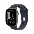 Smartwatch Apple Watch Series 12 GPS 42mm Space Grey Aluminium Case with Navy Blue Sport Band - S/M image number null