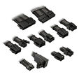 Kit de Extens&atilde;o Kolink Core Pro 12V-2x6 Type 2 - Jet Black/Gunmetal Grey image number null