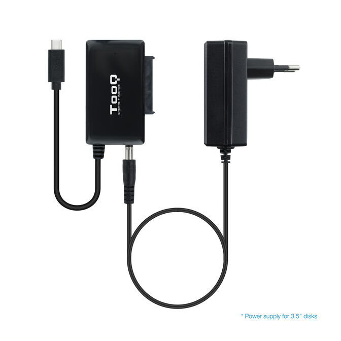Adaptador Tooq USB 3.0 USB-C SATA HDD/SSD 2.5" / 3.5" image number 1