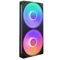 Ventoinha NZXT F240 RGB Core Single-Frame Pretas - Dupla Vento&iacute;nha 120mm (240mm)