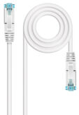 Cabo de Rede Nanocable RJ45 LSZH CAT.7 600MHZ SFTP AWG26 25 CM Branco image number null