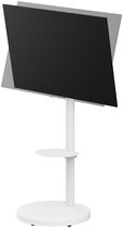 Suporte M&oacute;vel de Ch&atilde;o Ewent EW1550 Heavy-Duty Mobile TV Floor Stand 37" - 86" Branco image number null