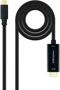 Cabo Conversor Nanocable USB-C > HDMI 1.4 4K@30HZ 3 M Preto