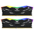 Team Group Kit 64GB (2 x 32GB) DDR5 6000MHz Delta RGB Preto CL30 image number null