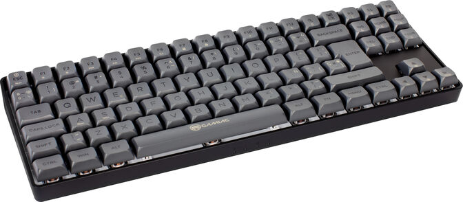 Teclado Mec&acirc;nico GAMIAC TKL RGB90G Kailh Red Preto/Cinzento (ES) image number 1