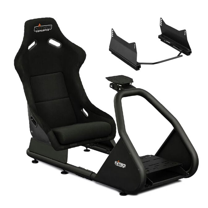 Bundle Nitro Concepts Cockpit S-Racer + Assento R300 + Suporte e Slider image number 0