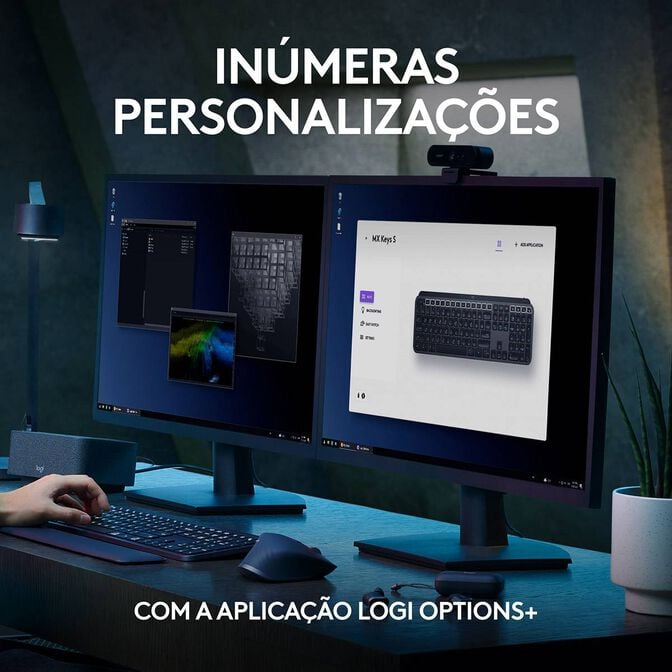 Teclado Logitech MX Keys S Bluetooth Grafite (PT) image number 9