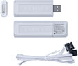 Ventoinha Lian Li UNI FAN SL120 Infinity Wireless RGB PWM Branco 120mm (Pack 3) image number null