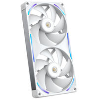 Ventoinha NZXT F280X Perfomance RGB Single-Frame Brancas - Dupla Vento&iacute;nha 140mm (280mm)