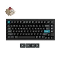 Teclado Mec&acirc;nico Keychron Q1 Ultra 8K 75% Wireless Keychron Silk POM Switch Red Linear