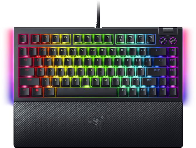 Teclado Razer BlackWidow V4 75% RGB Tactile Switch (US) image number 0