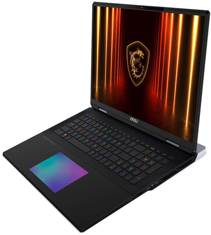 Port&aacute;til MSI Titan 18 HX AI A2XWJG-274PT 18" Ultra 9 285HX 64GB DDR5 2TB RTX 5090 UHD+ MiniLed 120Hz W11 image number 2