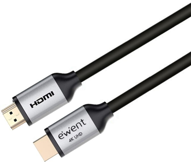 Cabo HDMI Premium Ewent HDMI 2.0 Macho/Macho c/Ethernet 4K@60Hz 5 M Preto image number 1
