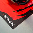 Tapete Simagic Preto e Vermelho image number null