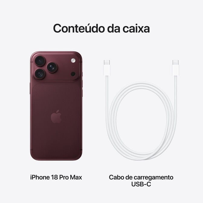 Smartphone iPhone 18 Pro Max 6.9" 1Tb Burgundy image number 10