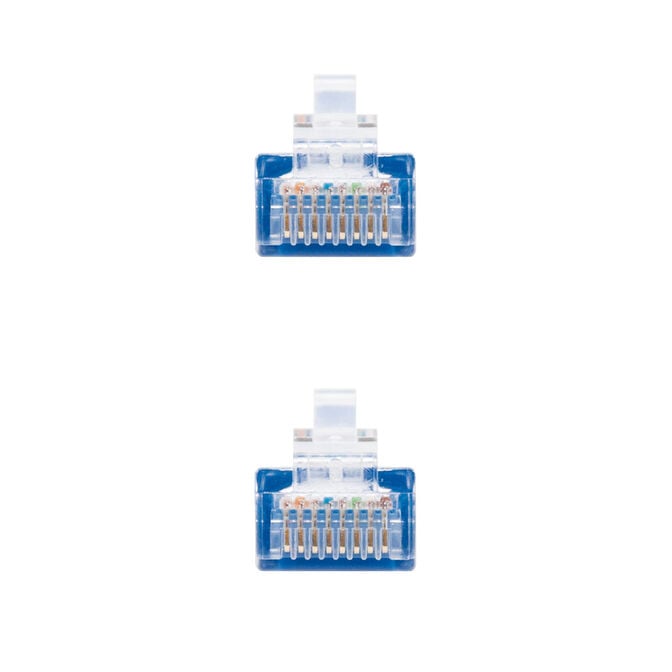 Cabo de Rede Nanocable RJ45 CAT.6 UTP AWG24 1 M Azul image number 2