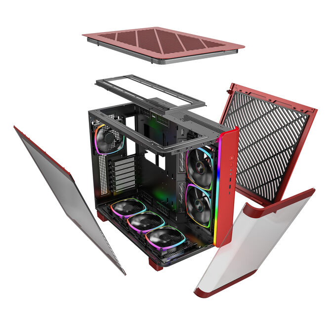 Caixa ATX Montech King 95 PRO Red image number 9
