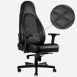Cadeira noblechairs ICON - Preto image number null