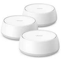 Sistema Mesh TP-Link Deco Deco BE22 Dual-Band WiFi 7 Whole Home Mesh Branco (Pack 3)