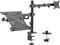 Suporte de Monitor + Port&aacute;til Ewent EW1519 Desk Mounting 13" - 32" Articulado Preto