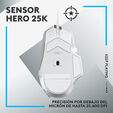 Rato Logitech G502 X Hero 25600DPI Branco image number null
