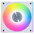 Ventoinha Lian Li UNI FAN CL120 FLEX Wireless RGB Reverse Blade PWM Branco 120mm (Pack 3) image number null