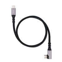 Cabo Angular USB 3.2 Gen2x2 Nanocable 100W/5A 4K/60Hz USB-C M/M 3 M