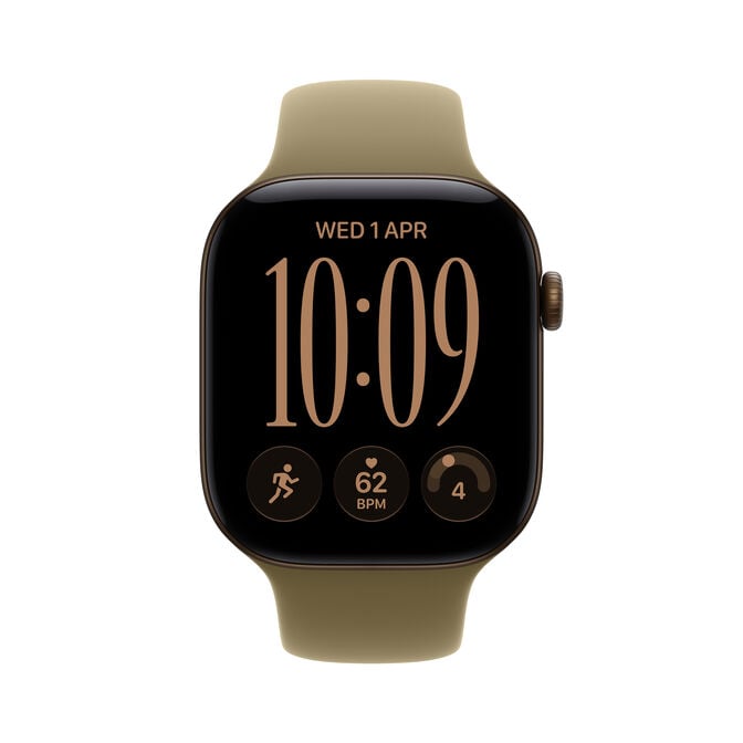 Smartwatch Apple Watch Series 12 GPS 42mm Dark Bronze Aluminium Case with Olive Sport Band - M/L image number 1
