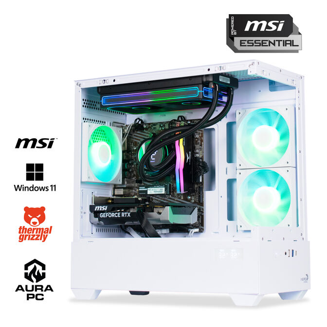 Computador AURA Gamer-PC Ryzen 5 5600 32GB DDR4 1TB RTX 5060 WiFi W11 Bonus